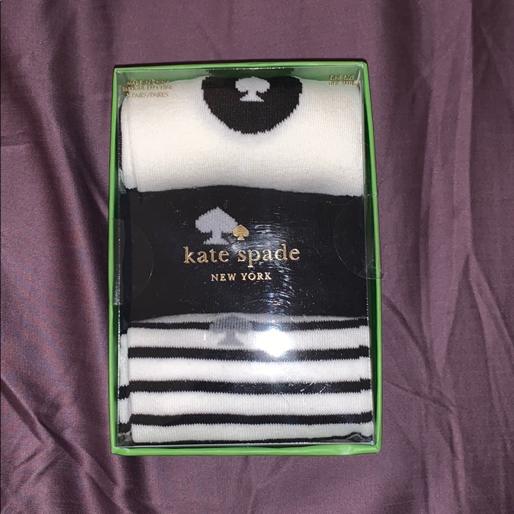 Kate Spade patterned socks